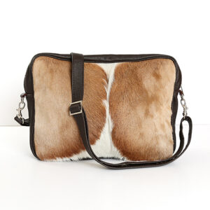 Springbok Tallis Bag with Leather Trimming & Strap